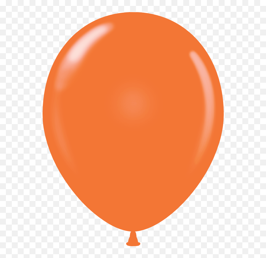 Orange Latex Balloons 100ct - Balao Laranja Png Emoji,Heart Emoji Balloons