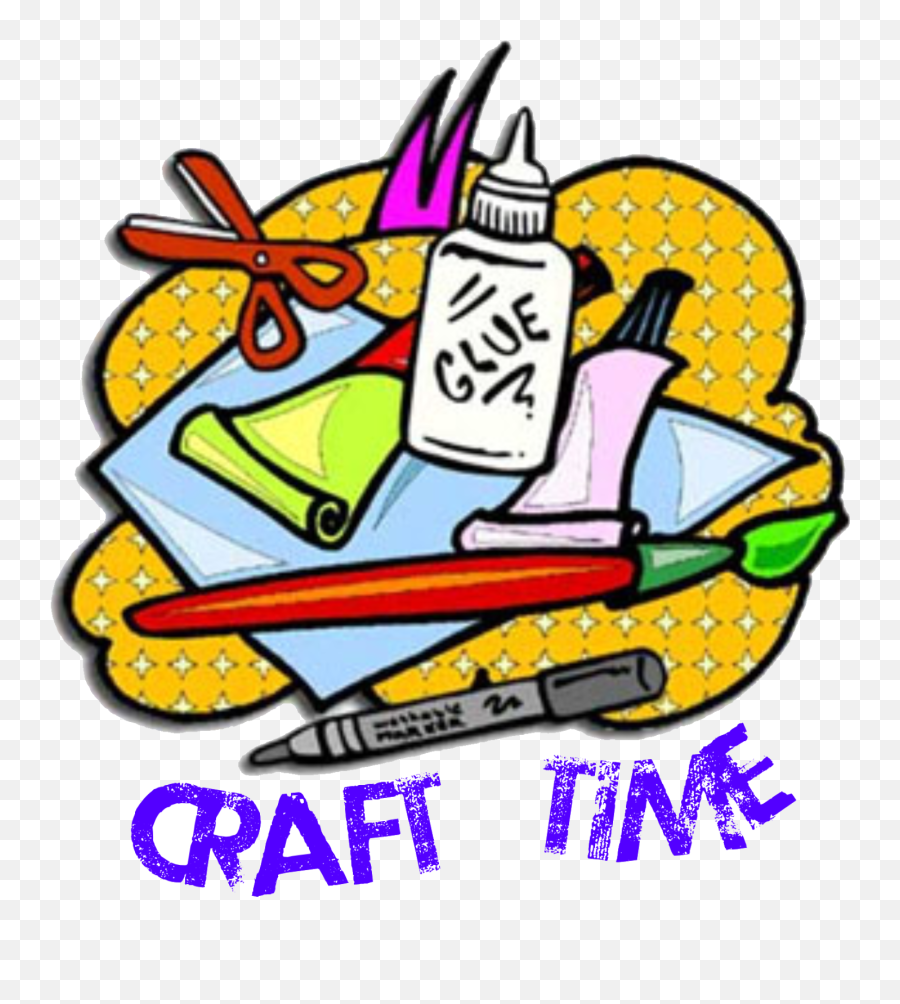 Transparent Craft Supplies Clipart - Arts And Crafts Clipart Emoji,Emoji Arts And Crafts