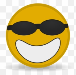 Cool Icon - Clip Art Cool Emoji,Sunglasses Emoji