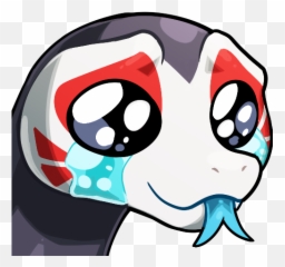 Sad Snek - Snek Emote Emoji,Snek Emoji