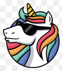 Unicorn - Clipart Full Size With Glasses Emoji