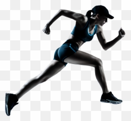 Runner Clipart Transparent Background - Women Running Png Emoji