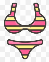 Bikini Emoji Icon Png Transparent - Model