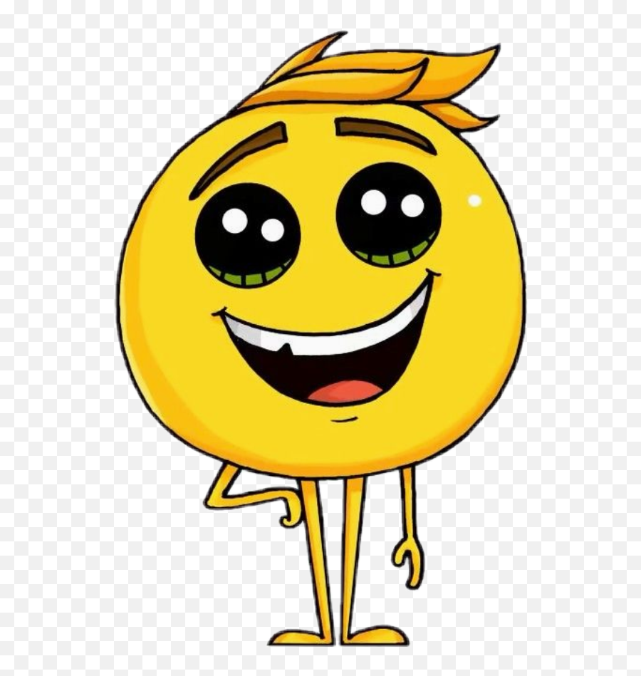 Emoji Emotions Yellow Emojimovie Sticker By Mariaandraa - Dibujos Kawaii De Personas Alegres,Emojie Movie