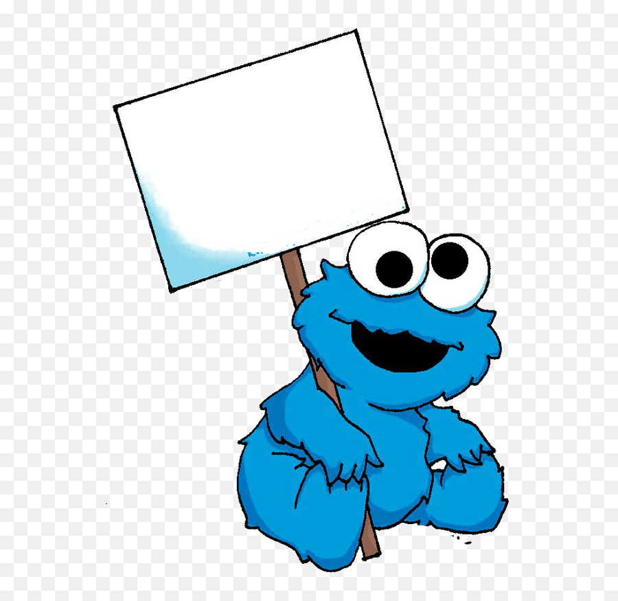 Cookie Monster Drawing - Baby Cookie Monster Emoji,Cookie Monster Emoji