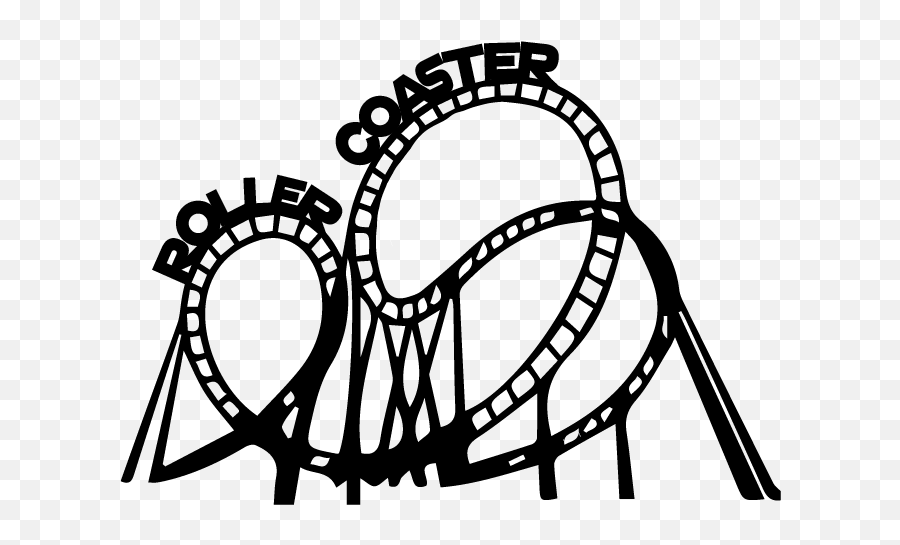 Transparent Background Roller Coaster - Transparent Background Roller Coaster Clipart Emoji,Roller Coaster Emoji