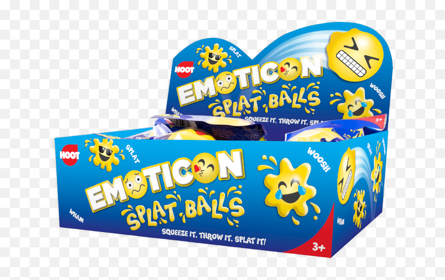 Emoticon Splat Ball With Pdq - Horizontal Emoji,Throw Up Emoticon