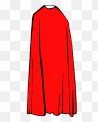 Cape Cloak Red Cloth - Pelerin Png Emoji
