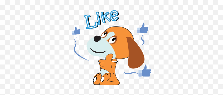 Puppy Love Emoji Stickers - Cartoon,Emoji Puppy