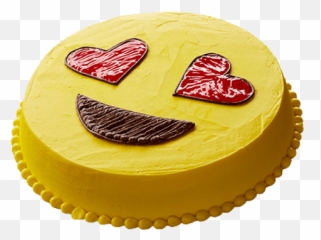 Download Emoji Round Ice Cream Cake - Round Cake Png,Emoji Cake