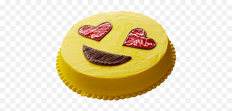 Download Emoji Round Ice Cream Cake - Round Cake Png,Emoji Cake