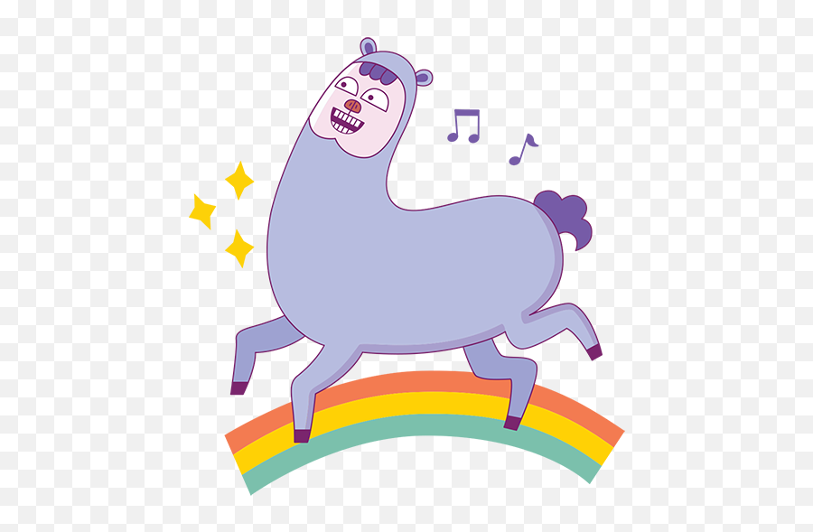 Drama Llama - Cartoon Emoji,Llama Emoji Android