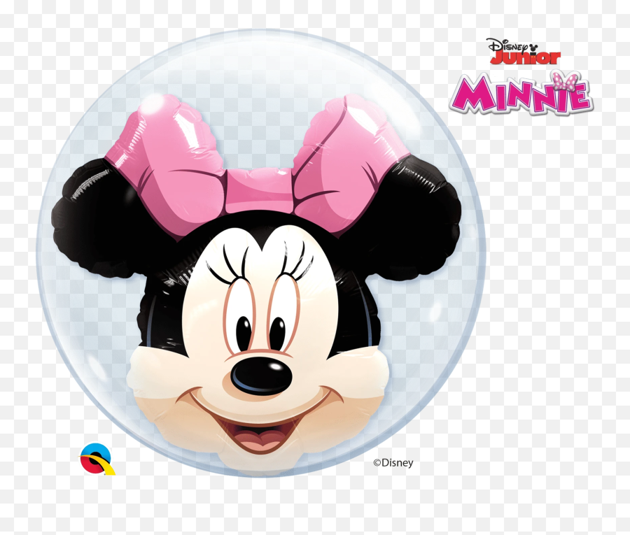 Disney Minnie Mouse Bubble Balloon - Balloons With Minnie Mouse Emoji,Minnie Emoji