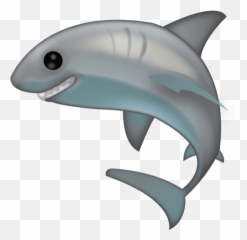 Shark Emoji Download Ios - Transparent Background Shark Emoji,Fish Emoji
