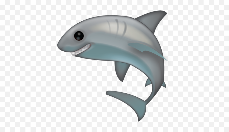 Shark Emoji Download Ios - Transparent Background Shark Emoji,Fish Emoji