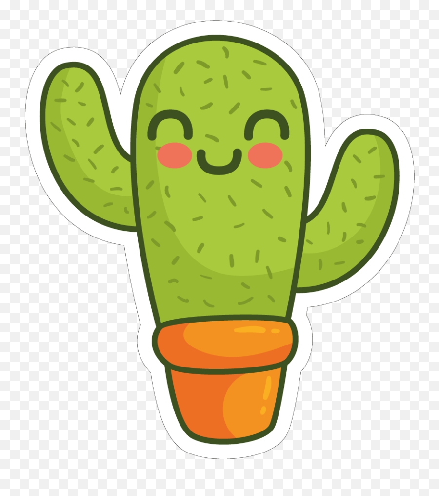 Cactus - Cute Cactus Png Emoji,Cactus Lightning Emoji