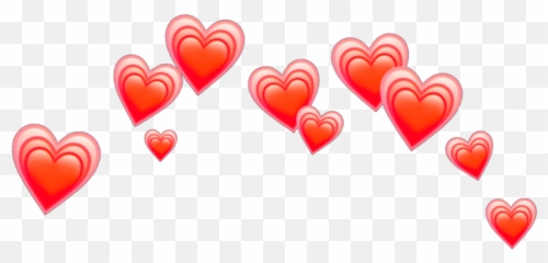 Heart Tumblr - Emoji Heart Crown Png,Half Heart Emoji