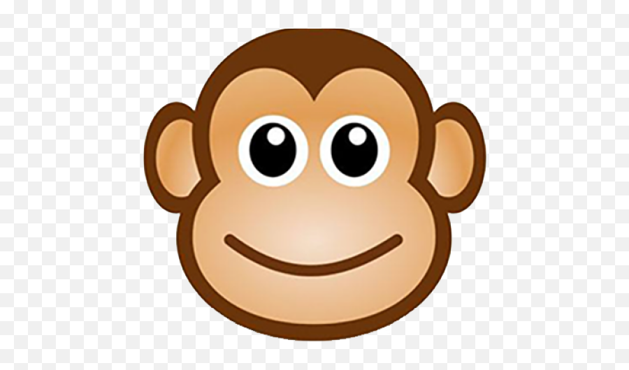 Chimpanzee Clipart Swinging Monkey - Monkey Face Clipart Emoji,Sock Monkey Emoji