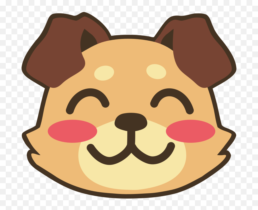 Of Good Doggos - Thinking Face Dog Emoji,Doggo Emoji