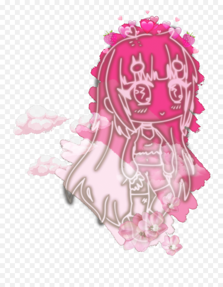 Gachalife Pink Astethic Oh Well - Illustration Emoji,Oh Well Emoji