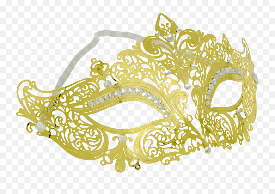 Jacobson Hat Company Gold Lace Metal Fleur Di Lis Mask - Mask Emoji,Fleur De Lis Emoji