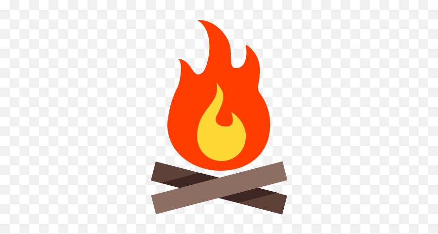 Campfire Icon - Clip Art Emoji,Campfire Emoji