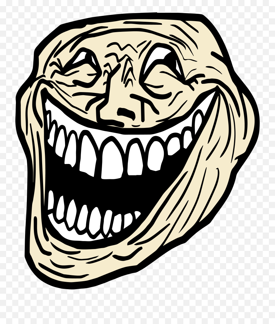 Trollface Background Transparent - Troll Face Meme Png, Png Download, png  download, transparent png image