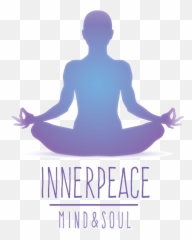 Peace Sign Emoji - Man Lotus Pose Vector Png Download Yoga Day Ministry Of Ayush