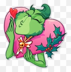 Grinch Stickers For Whatsapp - Fictional Character Emoji,Grinch Emoji