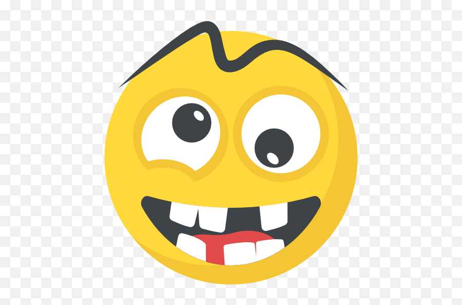 Ugly - Crazy Emoji Png,Tooth Emoji