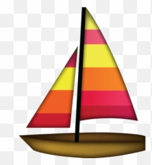 Sail Boat Emoji - Sailboat Emoji,Splash Emoji