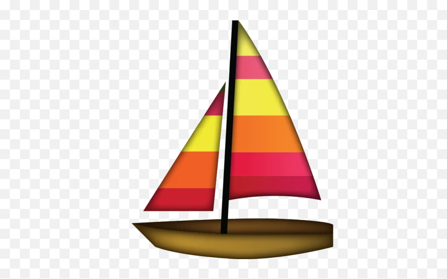 Sail Boat Emoji - Sailboat Emoji,Splash Emoji