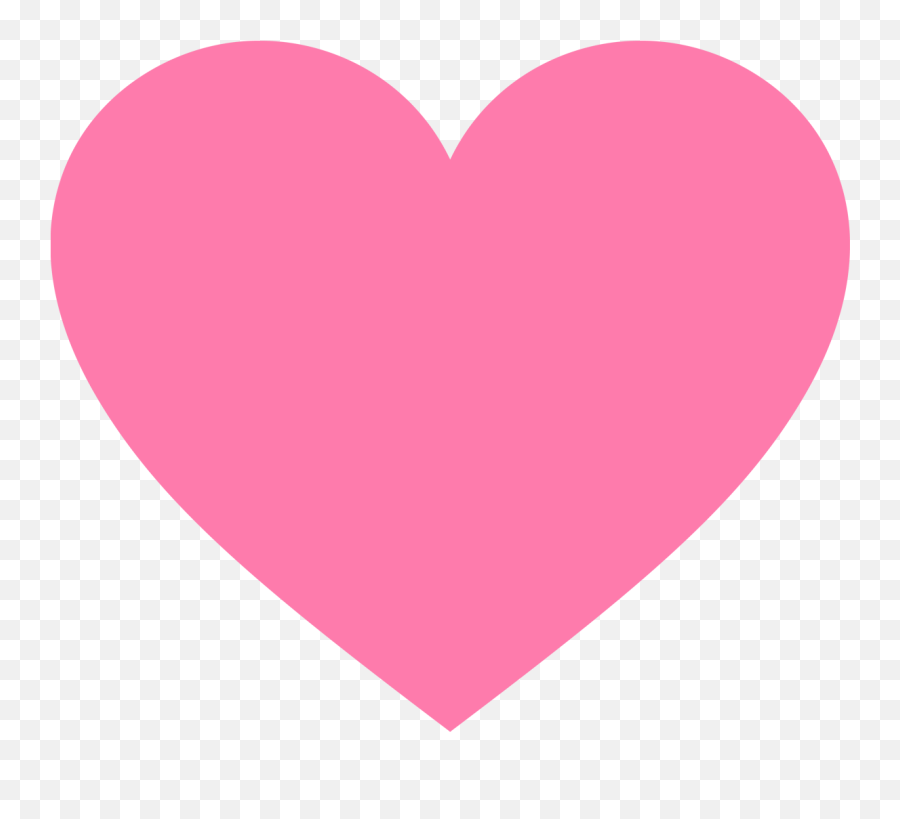 Pink Heart Graphic Freeuse Download - Valentine Heart Emoji,Blank Heart Emoji