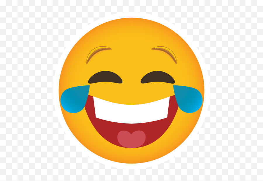 Phone Emoji Sticker Laughing Out Loud - Smiley,Laughing Emoji Copy