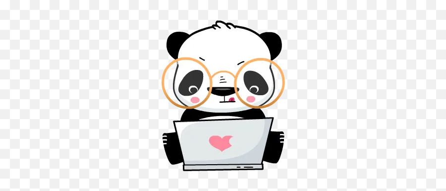 Emoji Background Panda Emojis Pinterest - Panda At Work Cartoon,Panda Emojis