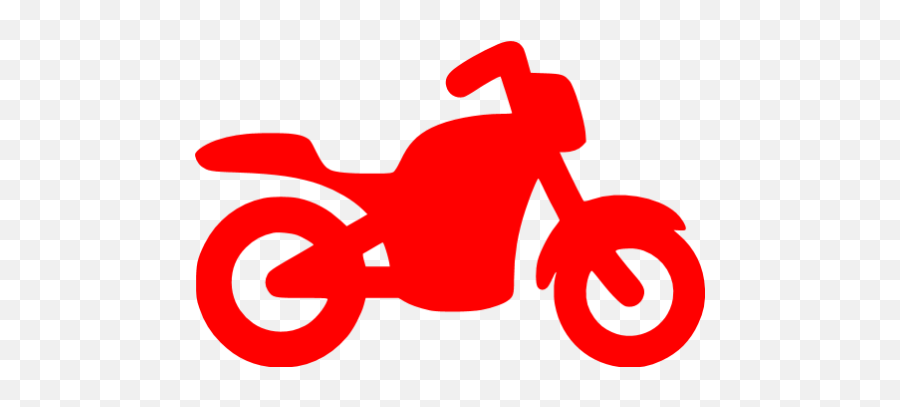 Red Motorcycle Icon - Transparent Motorcycle Icon Emoji,Motorcycle Emoticon