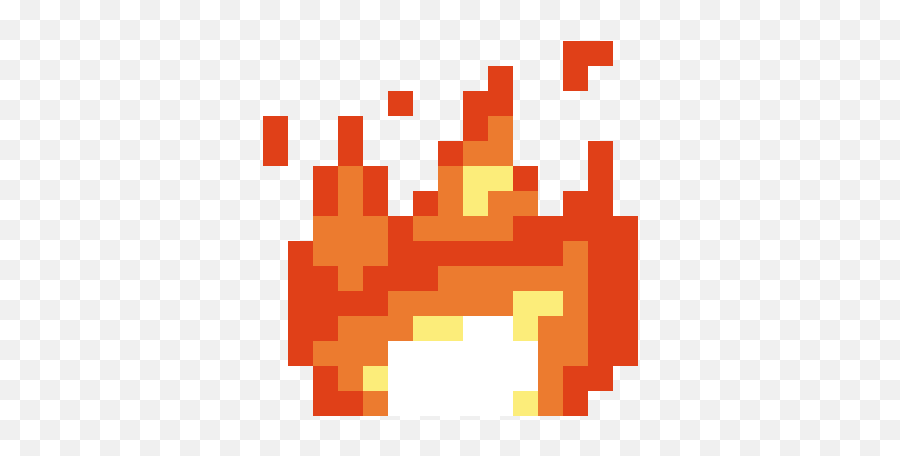 Fire Pixel Png 5 Png Image - Fire Emoji Pixel Art,Fire Emoji Png