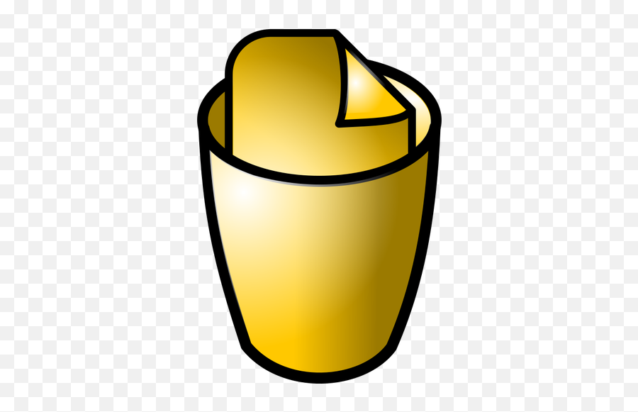 Vector Graphics Of Paper Bin - Waste Container Emoji,Trash Bin Emoji