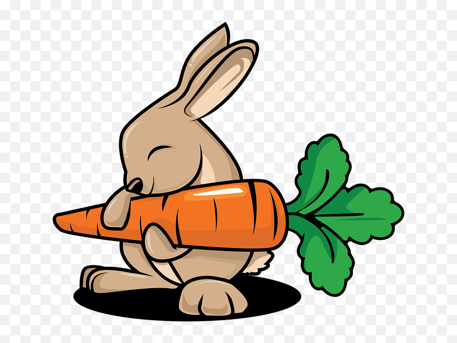 Rabbit Cartoons Funny - Clip Art Emoji,Funny Thanksgiving Emoji