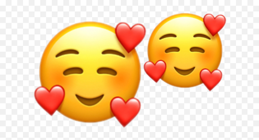 Emoji Love Whatsapp Emojiselfie Remixit - Heart Face Emoji Png,Love Emoji For Whatsapp