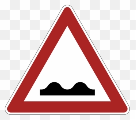 Reduce Speed Transverse Groove - Humpback Bridge Sign Emoji