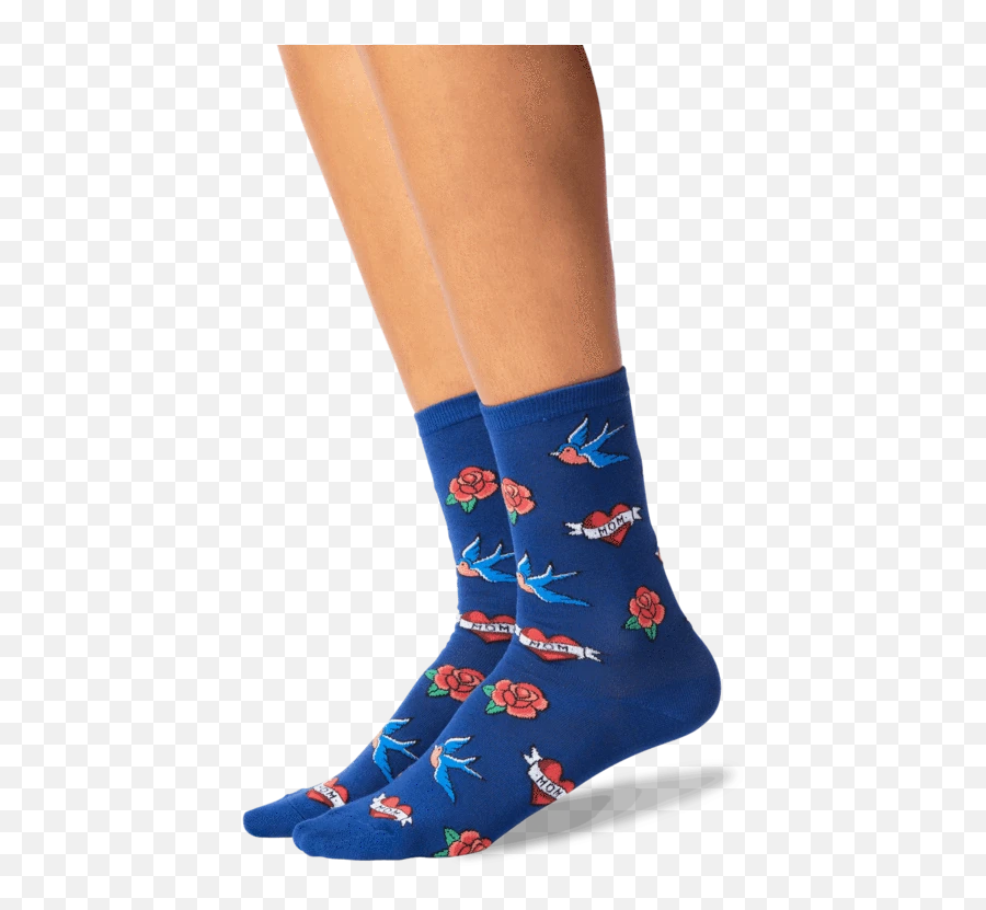 Womens Tattoo Crew Socks - Sock Emoji,Tattoo Emoji