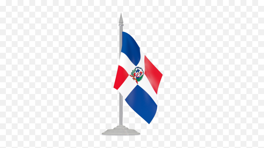 Dominican Flag Png Picture - Dominican Republic Flag On Pole Transparent Emoji,Dominican Republic Flag Emoji