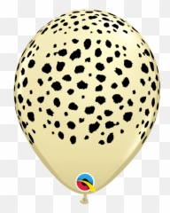 11q Animal Cheetah Spots Ivory Silk Print 50 Count - Animal Print Balloons Emoji,Cheetah Emoji