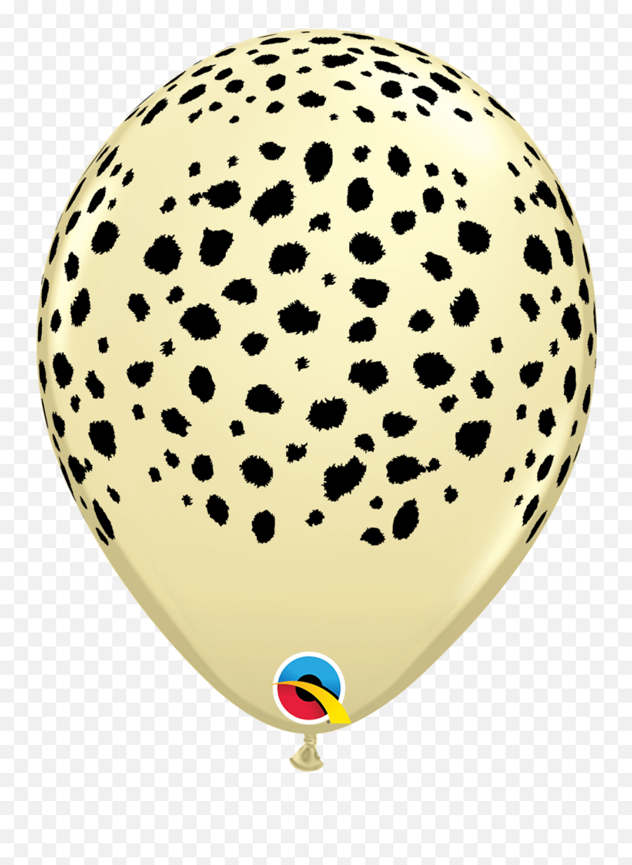 11q Animal Cheetah Spots Ivory Silk Print 50 Count - Animal Print Balloons Emoji,Cheetah Emoji