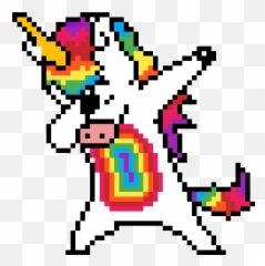 Archiethecatu0027s Gallery - Pixilart Dab Unicorn Pixel Art Emoji,Grumpy Cat Emoji