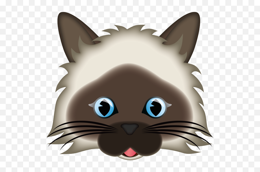 Emoji - Cartoon,Grey Cat Emoji