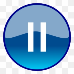 Pause Button Media - Clipart Emoji