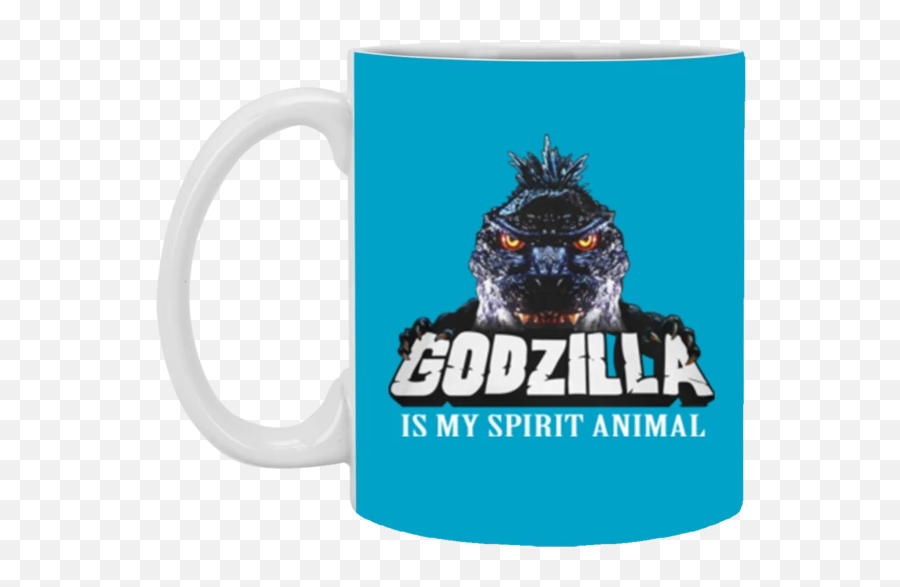 Godzilla Is My Spirit Animal 1 11 Oz Mug - Mug Emoji,Godzilla Emoji
