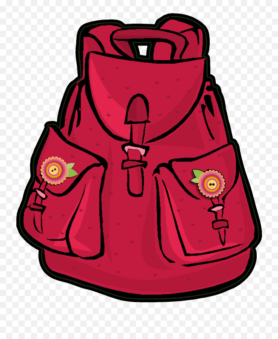 Positive Clipart Aggressive Behaviour - Transparent Children Pink Backpack Transparent Background Emoji,Aggressive Emoji